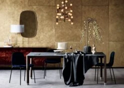 Infinity Brass Oblong Wall Mirror 23"x37" -Home Furnishing Store RadiusCeramicTablePrimitivoJL19