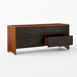 Ralston Low 4-Drawer Wood Dresser -Home Furnishing Store RalstonWltNLthLowDrssr3QAVSSS23