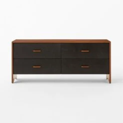 Ralston Low 4-Drawer Wood Dresser -Home Furnishing Store RalstonWltNLthLowDrssrSOSSS23