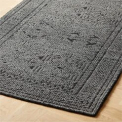 Raumont Handknotted Grey Geometric Runner Rug 2.5'x8' -Home Furnishing Store RaumontHdKntdGryRnnr2p5X8AVSHS22