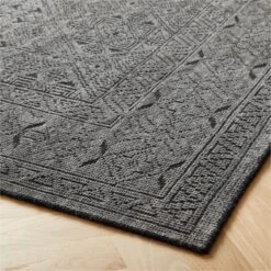 Raumont Hand-Knotted Grey Geometric Area Rug 5'x8' -Home Furnishing Store RaumontHdKntdGryRug8x10AVSHS22