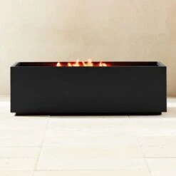 Rectangular Metal Fire Pit