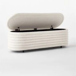 Rialto Ivory Storage Bench -Home Furnishing Store RialtoStorageBench3QAVSSS21