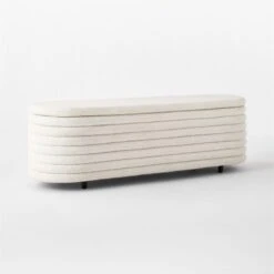 Rialto Ivory Storage Bench -Home Furnishing Store RialtoStorageBench3QSSS21