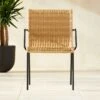 Rizo Faux Rattan Outdoor Dining Armchair Chair -Home Furnishing Store RizoDiningChairSHS21 1x1