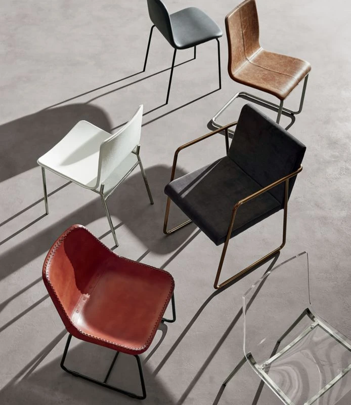 Chiaro Clear Chair Nickel Set Of 4 6 Chiaro Clear Chair Nickel Set Of 4 - Image 4