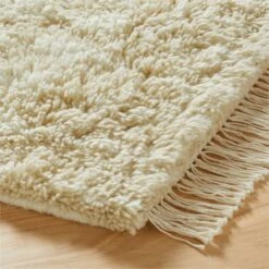 Rocco Beige New Zealand Wool Handknotted Area Rug 8'x10' -Home Furnishing Store RoccoNZWlHdkdBgRug8x10SAVHF22