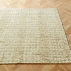 Rocco Beige New Zealand Wool Handknotted Area Rug 8'x10' -Home Furnishing Store RoccoNZWlHdkdBgRug8x10SHF22