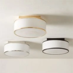 Ronda Indoor/Outdoor Polished Brass Flush Mount Light -Home Furnishing Store RondaIndoorOutdoorFlshMntGpFHF22