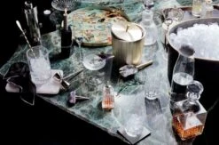 Potion Glass Elixir Bottle 14 Potion Glass Elixir Bottle -Home Furnishing Store RoseQuartzServeTrayBlkWhtCcktlNpkMR19 2