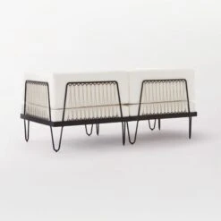 Rossi 2-Piece Loveseat With Metal Frame -Home Furnishing Store Rossi2PcSect3QBSSS21