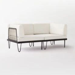 Rossi 2-Piece Loveseat With Metal Frame -Home Furnishing Store Rossi2PcSect3QSSS21