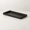 Rubber Coated Black Vanity Tray -Home Furnishing Store RubberBlkCtdVanityTraySHS23