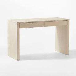 Runway 2-Drawer Lacquered Grasscloth Desk -Home Furnishing Store RunwayLcqrdGrssClthDesk3QSSF21