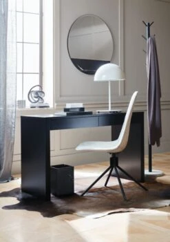 Boulevard Black And Marble Coat Rack -Home Furnishing Store RunwayMatteBlackDeskJN19