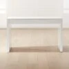 Runway 2-Drawer White Lacquered Wood Desk -Home Furnishing Store RunwayWhiteLacquerDeskSHS21 1x1