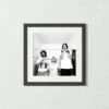 'Nirvana In LA, 1991' Photographic Print In Black Frame 17.5" -Home Furnishing Store SENirvanaLABlk17p5x17p5SS22 3D