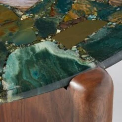 Santoro Round Green Agate Coffee Table -Home Furnishing Store SantoroGreenAgateCoffeeTblAVF20