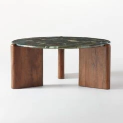 Santoro Round Green Agate Coffee Table -Home Furnishing Store SantoroGreenAgateCoffeeTblSOF20
