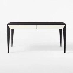 Scuro 2-Drawer Black Oak Wood Desk -Home Furnishing Store ScuroDeskSOSSS22