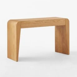 Selena Wood Vanity Table -Home Furnishing Store SelenaOakVanity3QSSS23