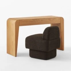 Selena Wood Vanity Table -Home Furnishing Store SelenaOakVanityAV2SSS23