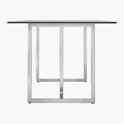 Silverado Chrome 80" Rectangular Dining Table -Home Furnishing Store SilveradoChrmRctDiningTable80inSdS16