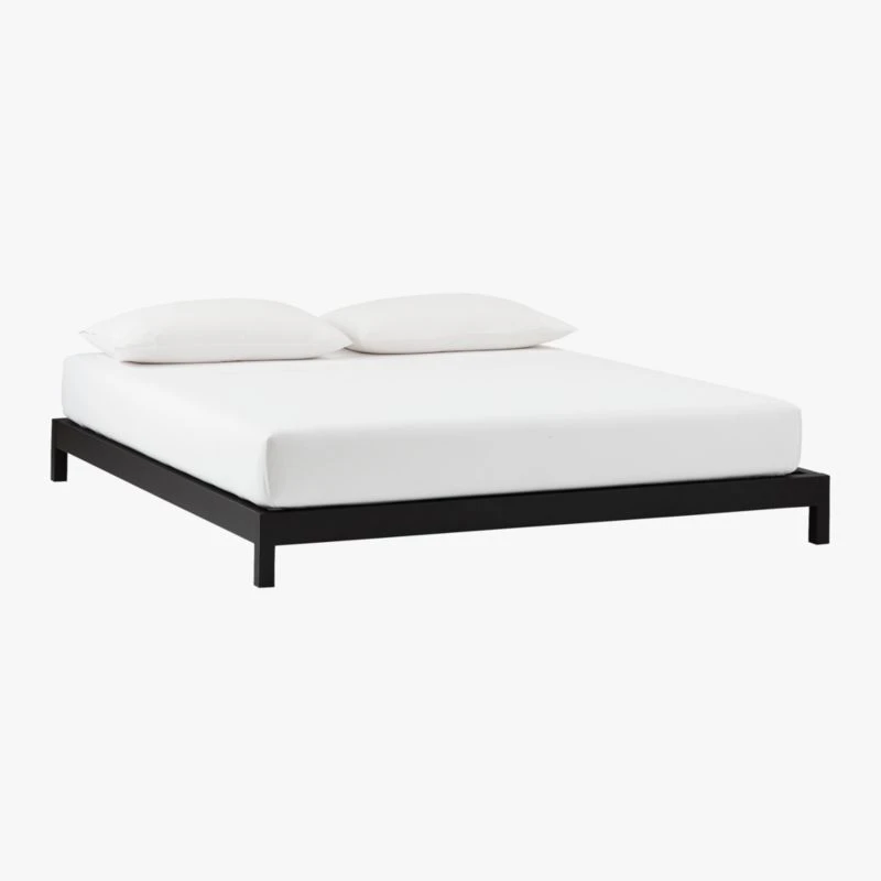 Simple Black Metal King Platform Bed 5 Simple Black Metal King Platform Bed - Image 3