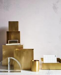 Solid Brass Studio Letter Tray 11 Solid Brass Studio Letter Tray -Home Furnishing Store SolidBrassStudioDeskAccessoriesJL18 1