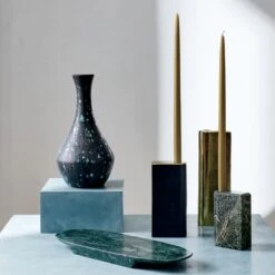 Emmy Green Marble Server -Home Furnishing Store SonoraBlueGreenVaseJL21 1x1