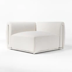 Sonya Outdoor Corner Chair With Neutral Sunbrella® Cushions 10 Sonya Outdoor Corner Chair With Neutral Sunbrella® Cushions -Home Furnishing Store SonyaCornerChair3QSSS23