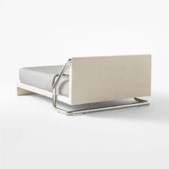 Sojourn Ogo Ivory Boucle Queen Bed -Home Furnishing Store SoujournOgoNatQBed3QBSSF21