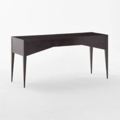 Spillo 2-Drawer Black Burl Wood Desk -Home Furnishing Store SpilloBurlWoodDesk3QBSSF22