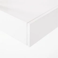 Stairway 2-Drawer White Wall Mount Desk With Shelves 96'' -Home Furnishing Store Stairway96inWideDeskWhtAVSSF21