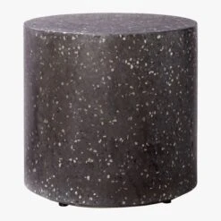 Terrazzo Outdoor Side Table Cover -Home Furnishing Store TerrazzoSideTableBlackSOS20