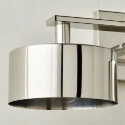 Trada 3-Bulb Polished Nickel Wall Sconce Light -Home Furnishing Store Trada3BlbPlhdNklWallScncAVSHF23