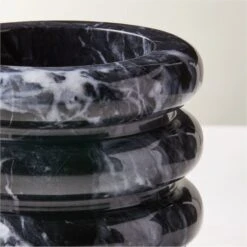 Turk Black Marble Utensil Holder -Home Furnishing Store TurkBlkMrblUtensilHolderAV3SHF22