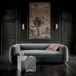 Onyx Marble Tealight Candle Holder -Home Furnishing Store ValmarGreyVelvetSofaJL20 1x1