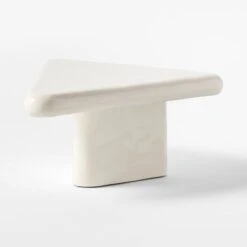 Vayle High-Gloss White Concrete Coffee Table Short -Home Furnishing Store VayleWhtCnctShortCffTblSDSSS22