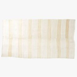 Vintage Handwoven Hemp Turkish Rug 6'6"x12'4"