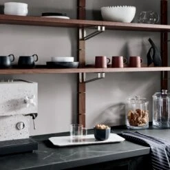 Valley Sequoia Red Coffee Mug Set Of 6 -Home Furnishing Store WalnutModularShelfSystemAG21 1x1 1