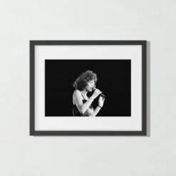 'Whitney' Photographic Print In Black Frame 21.75"x17.75"