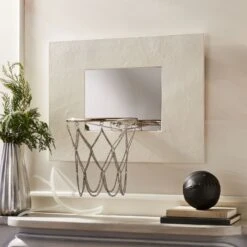 Leather Head Small Black Leather Basketball -Home Furnishing Store WhtLthrBbllHpWBkLthrBbllHlFHF19