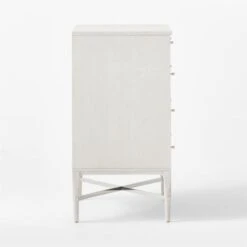 Connoisseur 5-Drawer Whitewashed Oak Wood Dresser Model 1003 -Home Furnishing Store WtWd1003CnnssrDresserSDSSS22