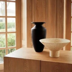 Yadira Black Terracotta Vase 19 Yadira Black Terracotta Vase -Home Furnishing Store YadiraBlackVaseSP21 1x1