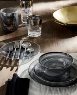 Poplin Black Cloth Napkins Set Of 8 -Home Furnishing Store bubbleblacktealightcandlehldrJN18