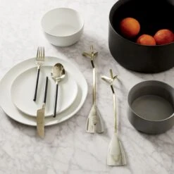 Crisp Matte White Salad Plats Set Of 8 -Home Furnishing Store crispmattewhitedinnerwareJL17