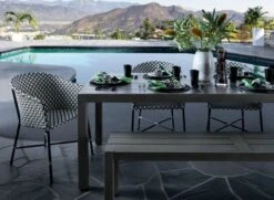 Matera Large Grey Outdoor Dining Bench -Home Furnishing Store materaoutdoorgreyclctnOFB18